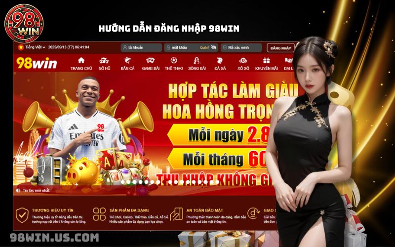 Đăng nhập 98win